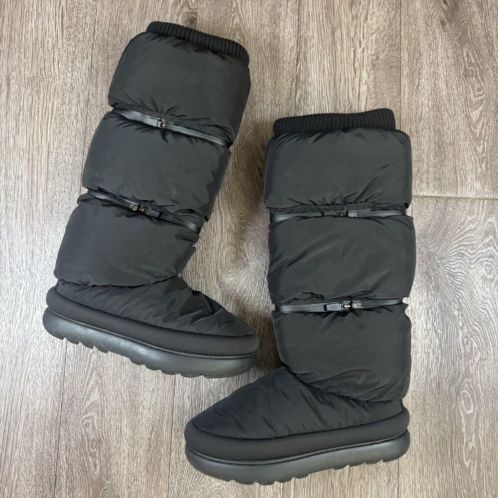 UGG CLASSIC MAXI ULTRA BLACK CONVERTIBLE SHORT / TALL BOOTS SIZE US 8 WOMEN